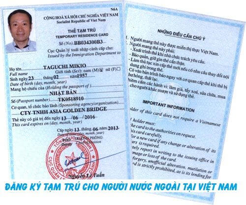Giải đáp thắc mắc về vấn đề đơn xin cấp thẻ tạm trú cho người nước ngoài tại Việt Nam
